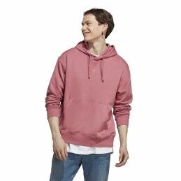 Adidas|Polar com Capuz Homem Adidas All Szn Hd Branco Salmão