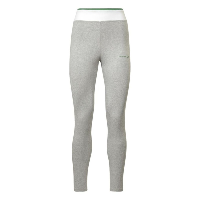 Leggings de Desporto de Mulher Reebok GRAPHIC TANKRIE HT6263 Cinzento