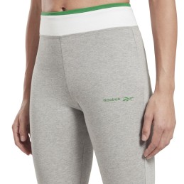 Leggings de Desporto de Mulher Reebok GRAPHIC TANKRIE HT6263 Cinzento