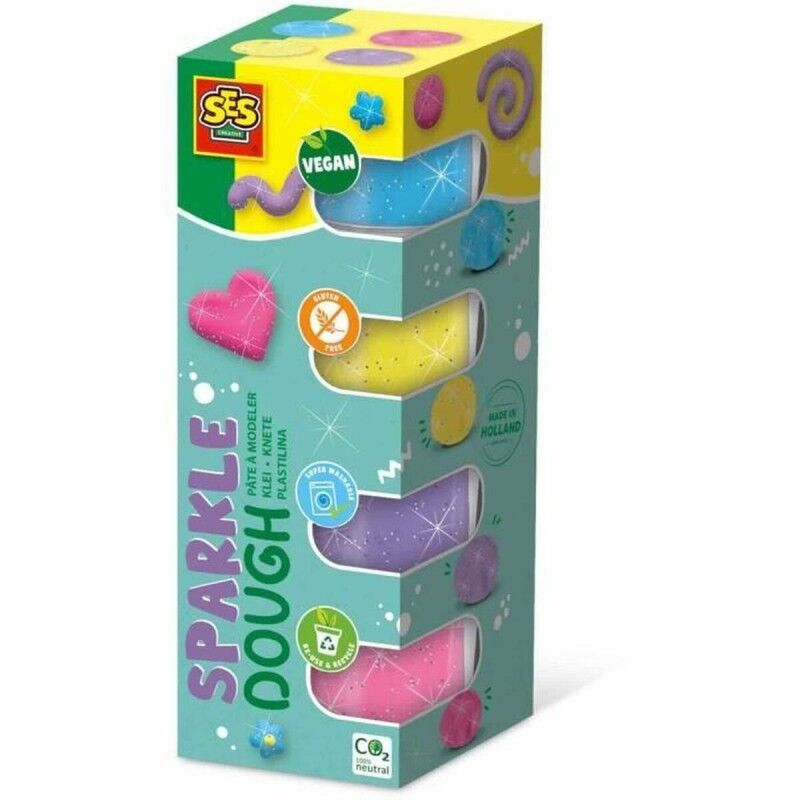 SES Creative|Jogo de Plasticina SES Creative (4 Peças) SES Creative|Jogo de Plasticina SES Creative (4 Peças)