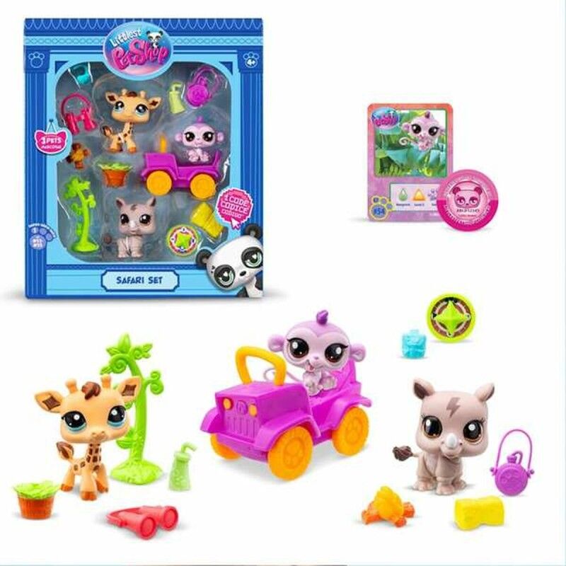 Bandai|Playset Bandai Littlest Pet Shop SAFARI 8 Peças Bandai|Playset Bandai Littlest Pet Shop SAFARI 8 Peças
