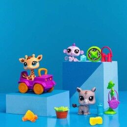 Bandai|Playset Bandai Littlest Pet Shop SAFARI 8 Peças