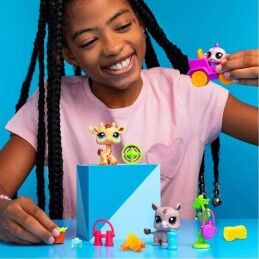 Bandai|Playset Bandai Littlest Pet Shop SAFARI 8 Peças