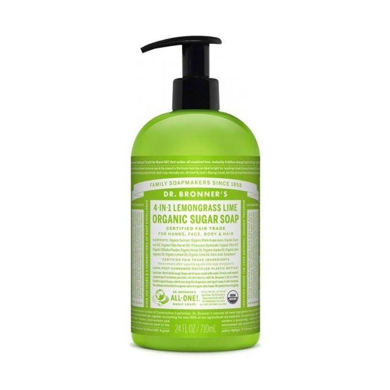 Dr Bronner's|Sabonete Líquido Dr Bronner's Lemongrass Lime 710 ml