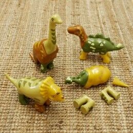 Klein Toys|Jogo de Construção Klein Magnet Dino Puzzle Multicolor