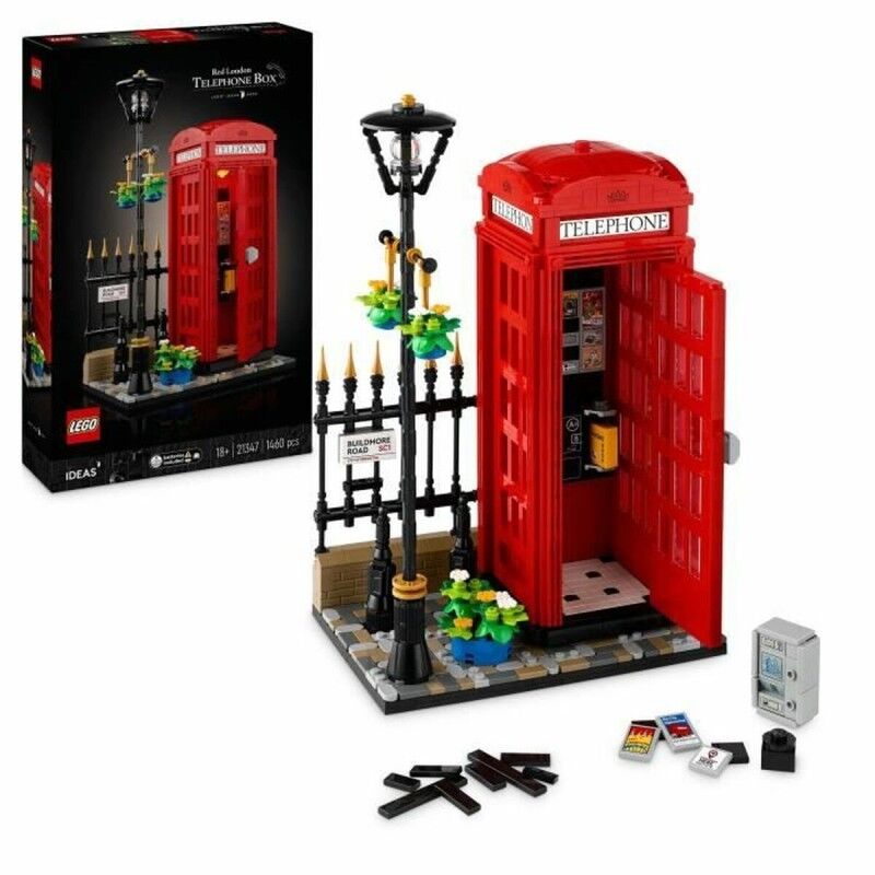 Lego|Jogo de Construção Lego 21347 London Telephone Booth 1460 Peças Lego|Jogo de Construção Lego 21347 London Telephone Booth 1460 Peças