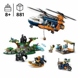 Lego|Jogo de Construção Lego 60437 Jungle Explorer Helicopter Base Camp Multicolor