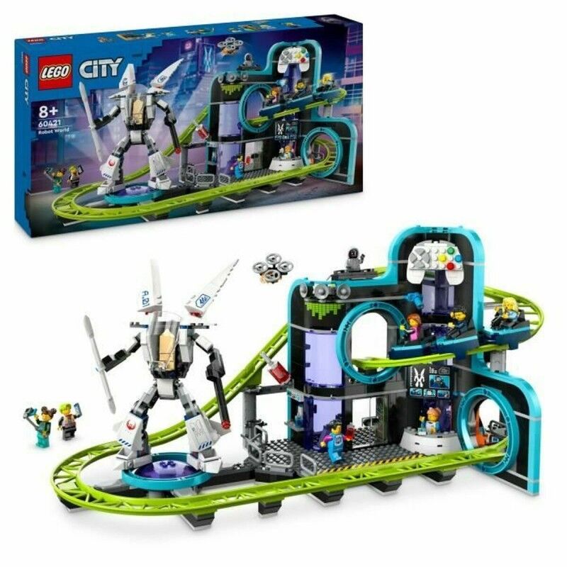 Lego|Jogo de Construção Lego 60421 Robot World Amusement Park Multicolor