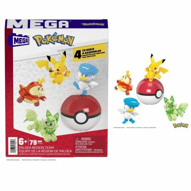 Mega Construx|Jogo de Construção Mega Construx MEGA Pokémon Multicolor