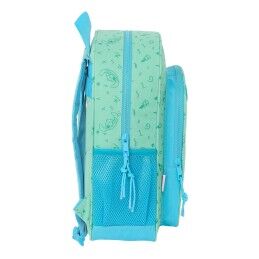 Lilo & Stitch|Mochila Escolar Lilo & Stitch Aloha Turquesa 32 x 38 x 12 cm