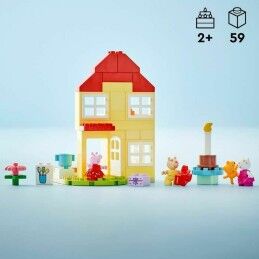 Lego|Jogo de Construção Lego 10433 Peppa Pig's Birthday Party Multicolor 59 Peças