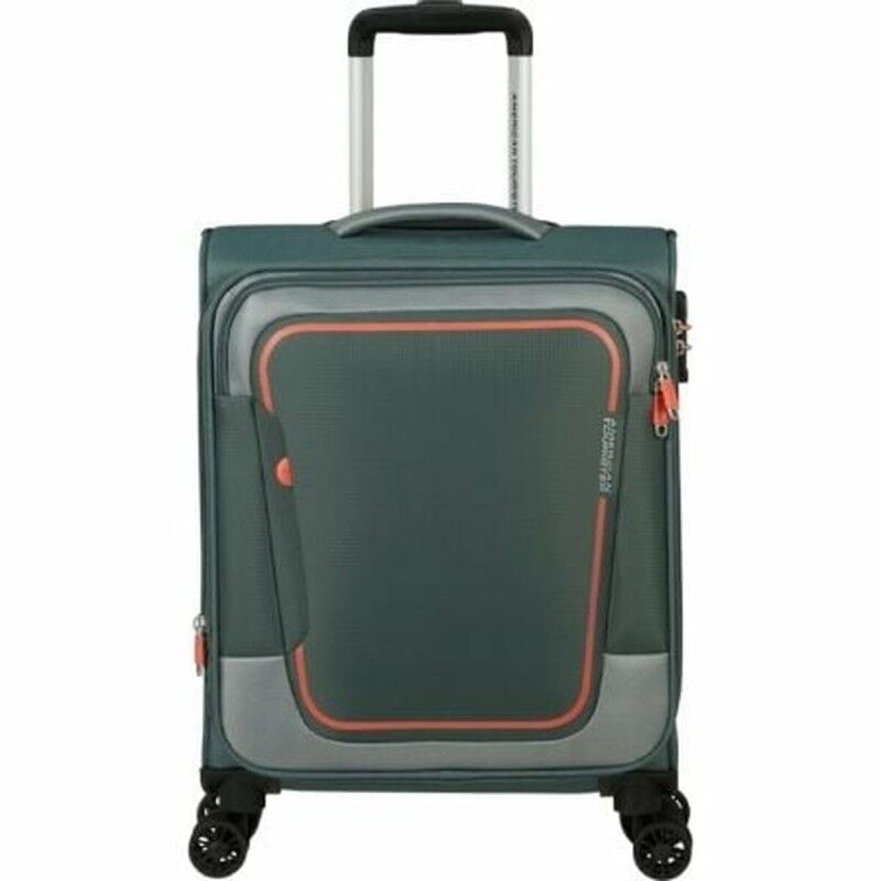 American Tourister|Mala de Cabine American Tourister Pulsonic Spinner Verde 43,5 L 55 x 40 x 23 cm American Tourister|Mala de Cabine American Tourister Pulsonic Spinner Verde 43,5 L 55 x 40 x 23 cm
