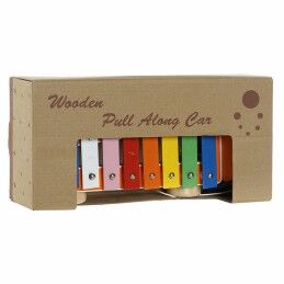 DKD Home Decor|Xilofone DKD Home Decor 27 x 13,6 x 8,5 cm Metal Madeira (3 Peças)