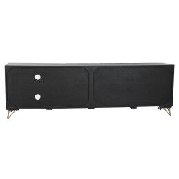Home ESPRIT|Móvel de TV Home ESPRIT Preto Metal Madeira de mangueira 160 x 40 x 50 cm