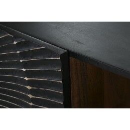 Home ESPRIT|Móvel de TV Home ESPRIT Preto Metal Madeira de mangueira 160 x 40 x 50 cm