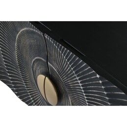 Home ESPRIT|Móvel de TV Home ESPRIT Preto Metal Madeira de mangueira 160 x 40 x 50 cm