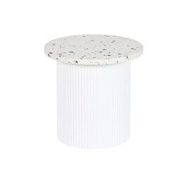 DKD Home Decor|Mesa de apoio DKD Home Decor Pele Ferro Lacado (40 x 40 x 56 cm)