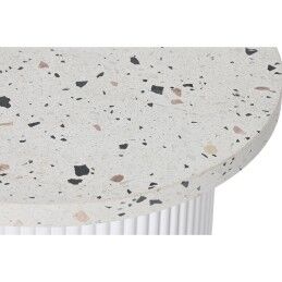 Home ESPRIT|Mesa de apoio Home ESPRIT Branco Madeira MDF Mosaicos 40 x 40 x 37,5 cm