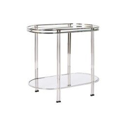 Home ESPRIT|Mesa de apoio Home ESPRIT Prateado Aço Espelho 70 x 35 x 63 cm