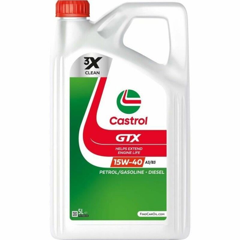 Castrol|Óleo de Motor para Automóveis Castrol GTX 15W-40 Castrol|Óleo de Motor para Automóveis Castrol GTX 15W-40