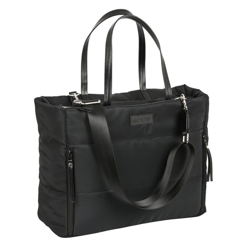 Moos|Bolsa Moos Negro Acolchoado Preto (54 x 31 x 17 cm) Moos|Bolsa Moos Negro Acolchoado Preto (54 x 31 x 17 cm)