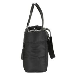 Moos|Bolsa Moos Negro Acolchoado Preto (54 x 31 x 17 cm)