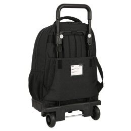 Safta|Mochila Escolar com Rodas Safta Stone Preto 33 x 45 x 22 cm