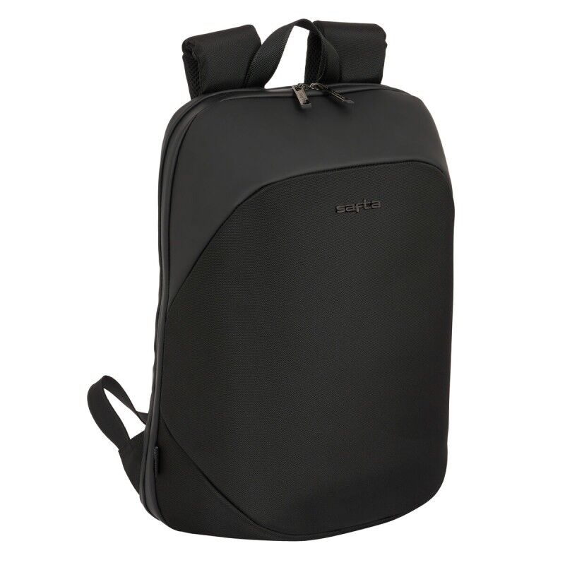 Safta|Mochila Escolar Safta Black Preto 30 x 44 x 16 cm