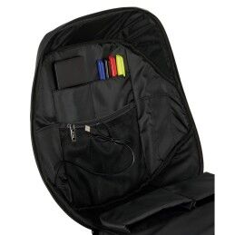 Safta|Mochila Escolar Safta Black Preto 30 x 44 x 16 cm