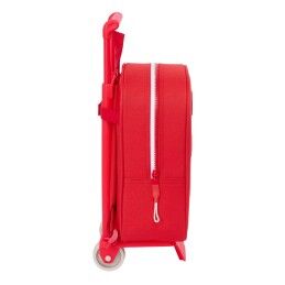 Sevilla Fútbol Club|Mochila Escolar com Rodas Sevilla Fútbol Club Vermelho 22 x 27 x 10 cm