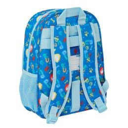 The Paw Patrol|Mochila Escolar The Paw Patrol Pups rule Azul 26 x 34 x 11 cm