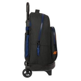 Naruto|Mochila Escolar com Rodas Naruto Ninja Azul Preto 33 x 45 x 22 cm