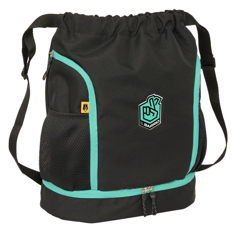 Kings League|Saco Mochila com Cordas Kings League El barrio Preto 35 x 40 x 1 cm Kings League|Saco Mochila com Cordas Kings League El barrio Preto 35 x 40 x 1 cm