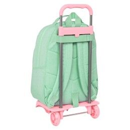BlackFit8|Mochila Escolar com Rodas BlackFit8 Moon Verde 32 x 42 x 15 cm