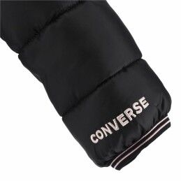 Converse|Casaco Infantil Converse Solid Mdwt Puffer Preto