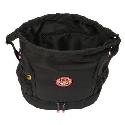 Kings League|Saco Mochila com Cordas Kings League Porcinos Preto 35 x 40 x 1 cm