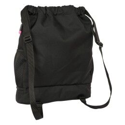 Kings League|Saco Mochila com Cordas Kings League Porcinos Preto 35 x 40 x 1 cm