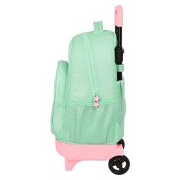 BlackFit8|Mochila Escolar com Rodas BlackFit8 Moon Verde 33 x 45 x 22 cm