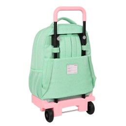 BlackFit8|Mochila Escolar com Rodas BlackFit8 Moon Verde 33 x 45 x 22 cm