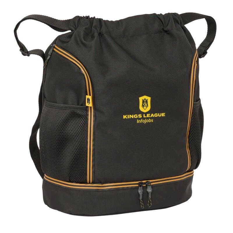 Kings League|Saco Mochila com Cordas Kings League Preto 35 x 40 x 1 cm Kings League|Saco Mochila com Cordas Kings League Preto 35 x 40 x 1 cm