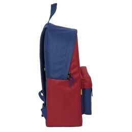 Kings League|Mochila Escolar Kings League Jijantes Grená Azul Marinho 33 x 42 x 15 cm