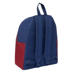 Kings League|Mochila Escolar Kings League Jijantes Grená Azul Marinho 33 x 42 x 15 cm