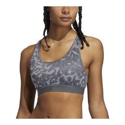 Adidas|Sutiã Desportivo Adidas Believe This Medium Support Cinzento escuro