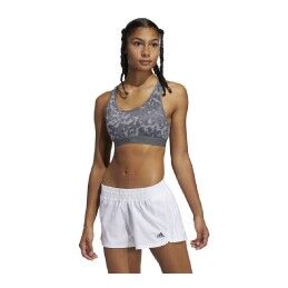 Adidas|Sutiã Desportivo Adidas Believe This Medium Support Cinzento escuro