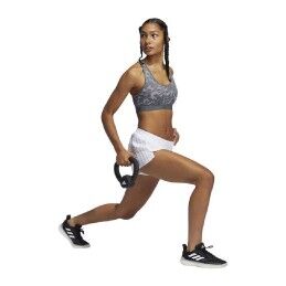Adidas|Sutiã Desportivo Adidas Believe This Medium Support Cinzento escuro