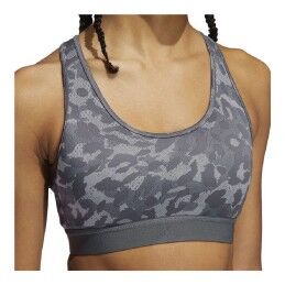 Adidas|Sutiã Desportivo Adidas Believe This Medium Support Cinzento escuro