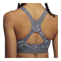 Adidas|Sutiã Desportivo Adidas Believe This Medium Support Cinzento escuro