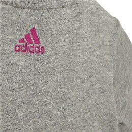 Adidas|Conjunto de Desporto para Bebé Adidas Essentials Lineage Cinzento escuro