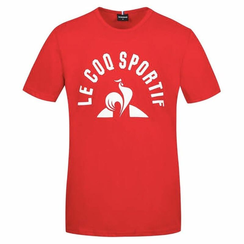 Le coq sportif|Camisola de Manga Curta Homem Le coq sportif Bat Nº2 Vermelho Homem Le coq sportif|Camisola de Manga Curta Homem Le coq sportif Bat Nº2 Vermelho Homem