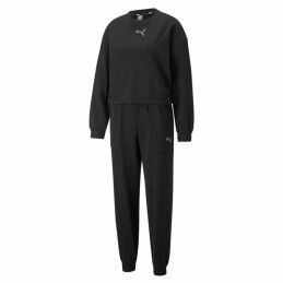Puma|Fato de Treino de Mulher Puma Loungewear W Preto